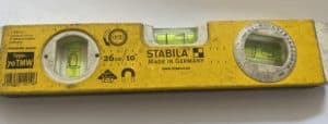 Stabila spirit level with magnetic base