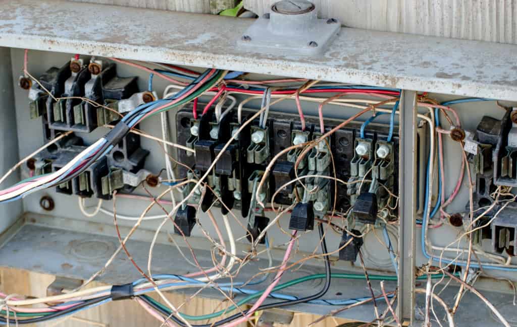 Old fuse boxes are a common reason why a house fails an electrical inspection