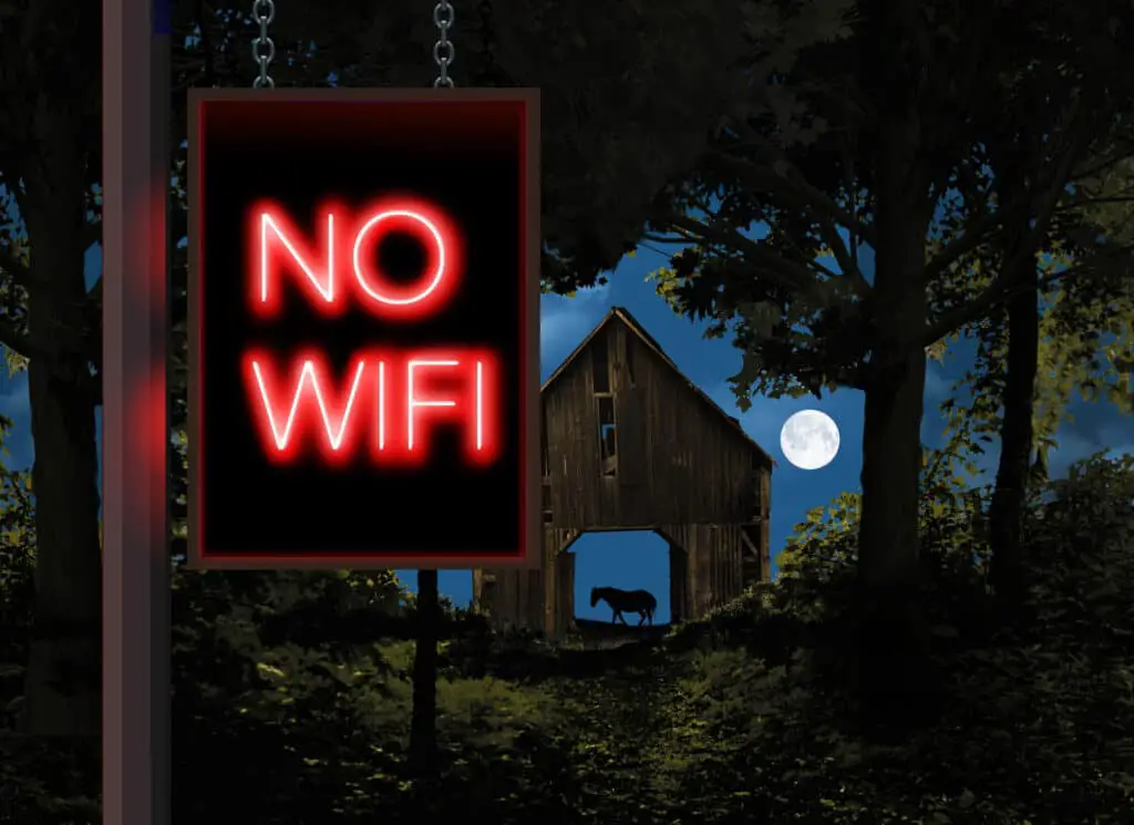 Be prepared - there will be no wifi during an electrical safety check!
