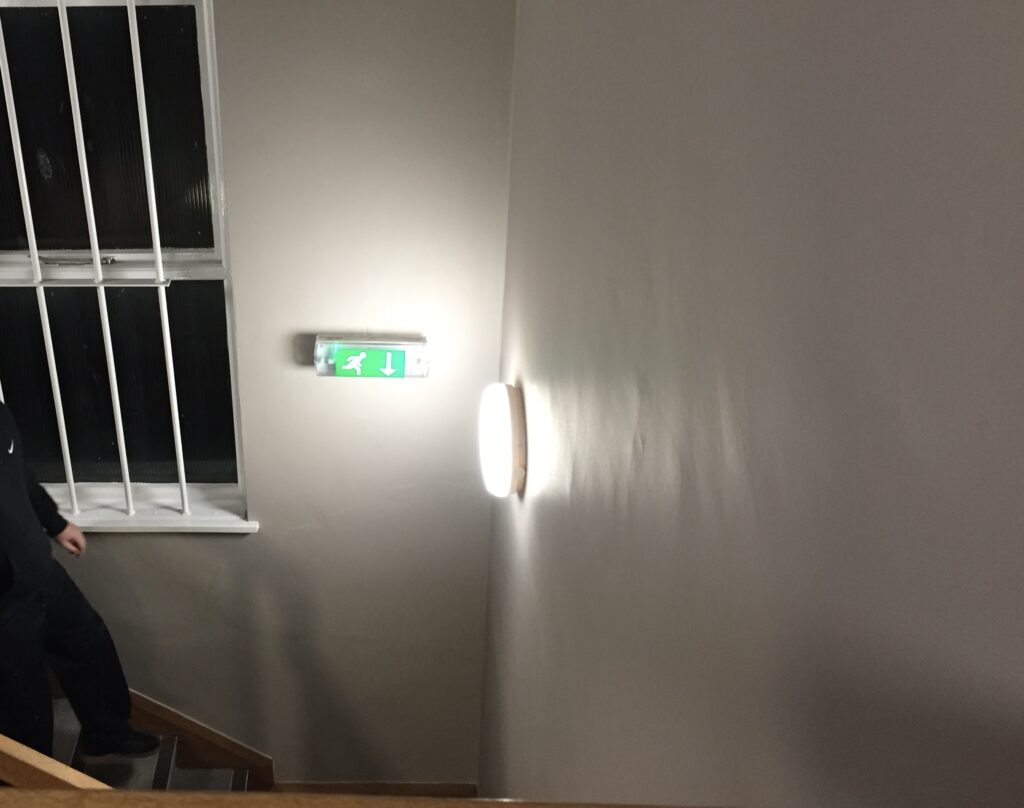 LED lighting I installed on some hard to reach stairs