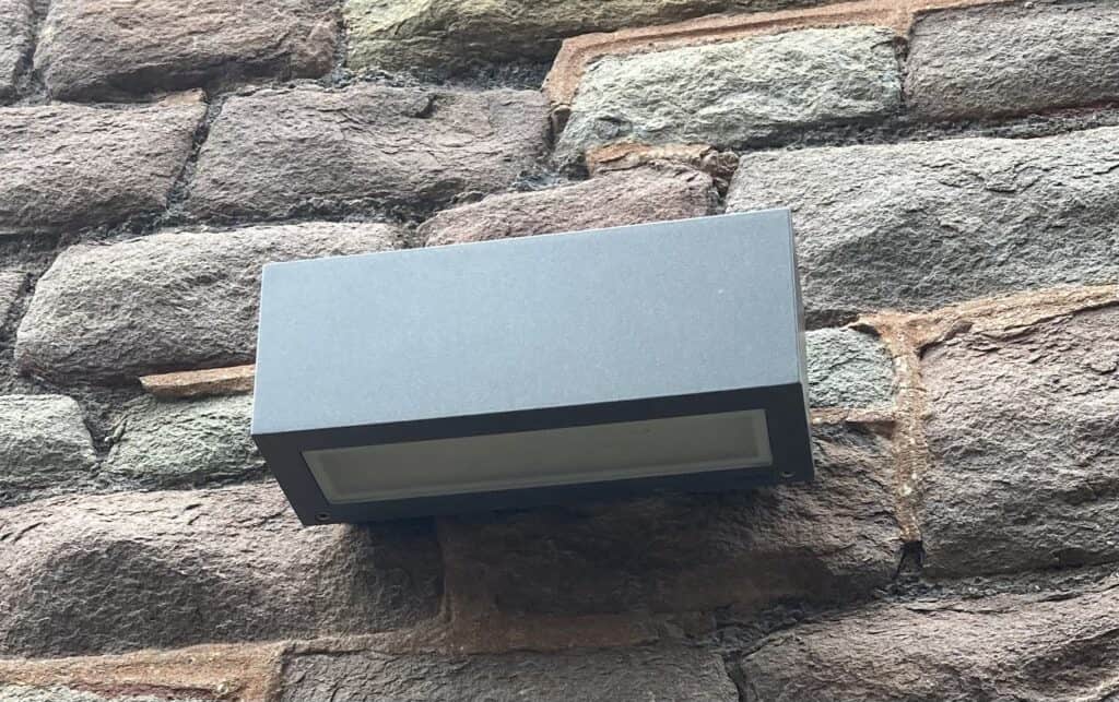 Exterior LED wall lights are often controlled by a photocell.